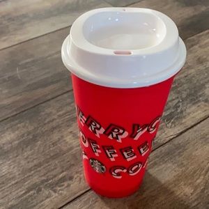 Starbucks reusable coffee cup